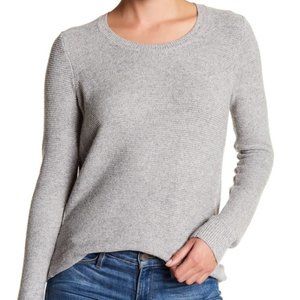 Madewell Riverside Texture Sweater Heather Gray Easy Fit Size Small S